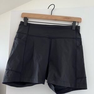 Outdoor Voices Black Athletic Shorts Performance Fit
